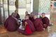 Burma / Myanmar: Buddhist monks at the Sutaungpyei Pagoda at the summit of Mandalay Hill, Mandalay
