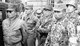 Korea: Major General Park Chung-Hee (left) backed by fellow coup-makers at the time of the May 16th military coup, Seoul, May 16, 1961